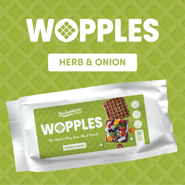 Wopples Herb & Onion 320g (pack of 8)