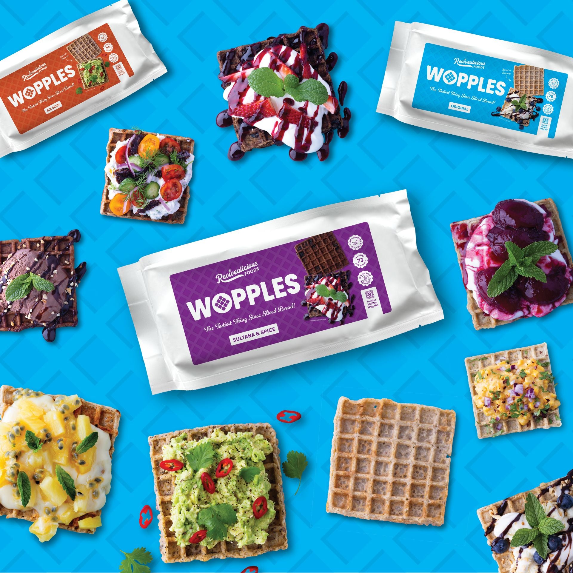 Wopples! Now available in 6️⃣ flavours.
