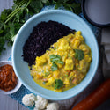 Reheat Meal: Thai Yellow Tofu Curry with Thai Red Rice (GF)