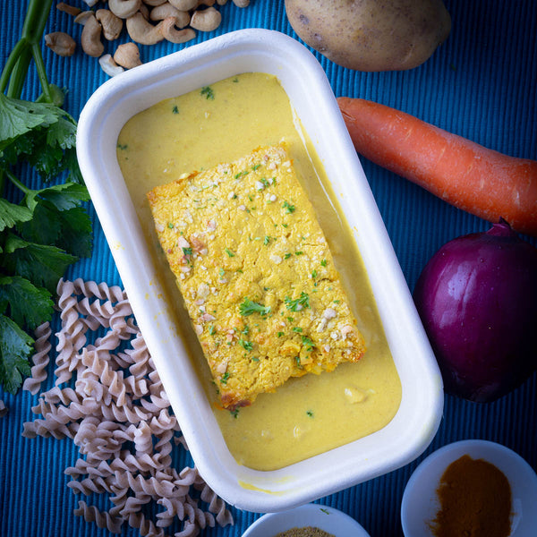 Creamy Mac & Not Cheese Bake w Creamy Cashew Sauce