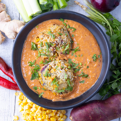 Bangkok Street Corn Cakes w Satay Sauce (S)