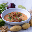 Sticky Asian Glazed Meatballs w Satay Sauce