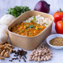 Indian Methi Mushrooms & Chickpeas w Brown Rice