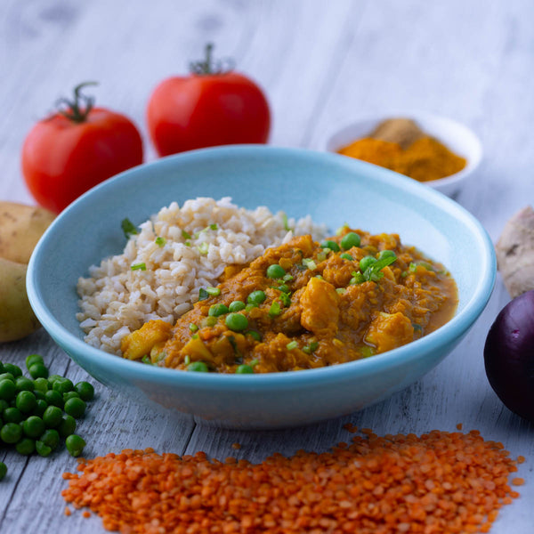 Tarka Dahl w Brown Rice