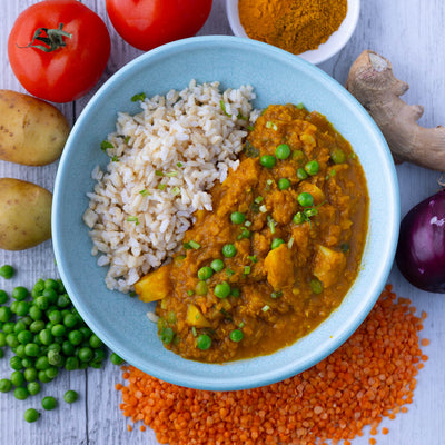 Tarka Dahl w Brown Rice
