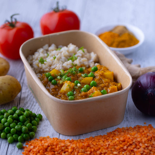Tarka Dahl w Brown Rice