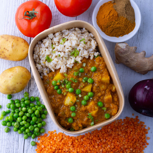 Tarka Dahl w Brown Rice
