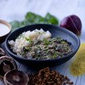 Creamy Mushroom & Coconut Dahl w Brown Rice