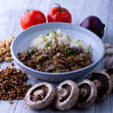 Magical Lentil Mushrooms w Brown Rice