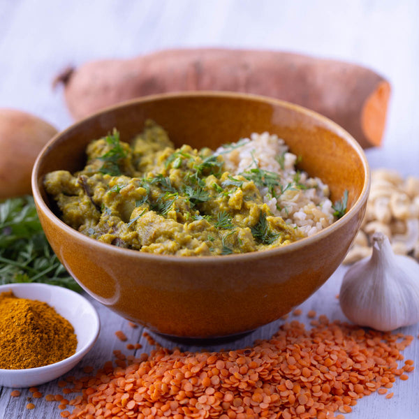 Indian Lentil  Korma w Brown Rice
