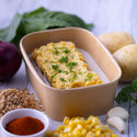 Spinach & Corn Torte w Cashew Lemon Sauce
