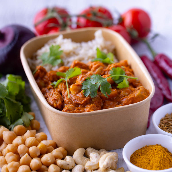 Not Butter Chickpeas w Brown Rice (S)