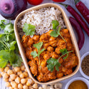 Not Butter Chickpeas w Brown Rice (S)