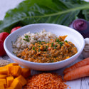 Nourishing Pumpkin, Tomato & Spinach Dahl w Brown Rice