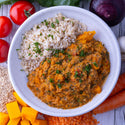 Nourishing Pumpkin, Tomato & Spinach Dahl w Brown Rice