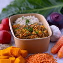 Nourishing Pumpkin, Tomato & Spinach Dahl w Brown Rice