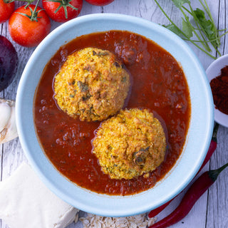 Spicy Mince Medallions w Italian Tomato Sauce (G) (S)