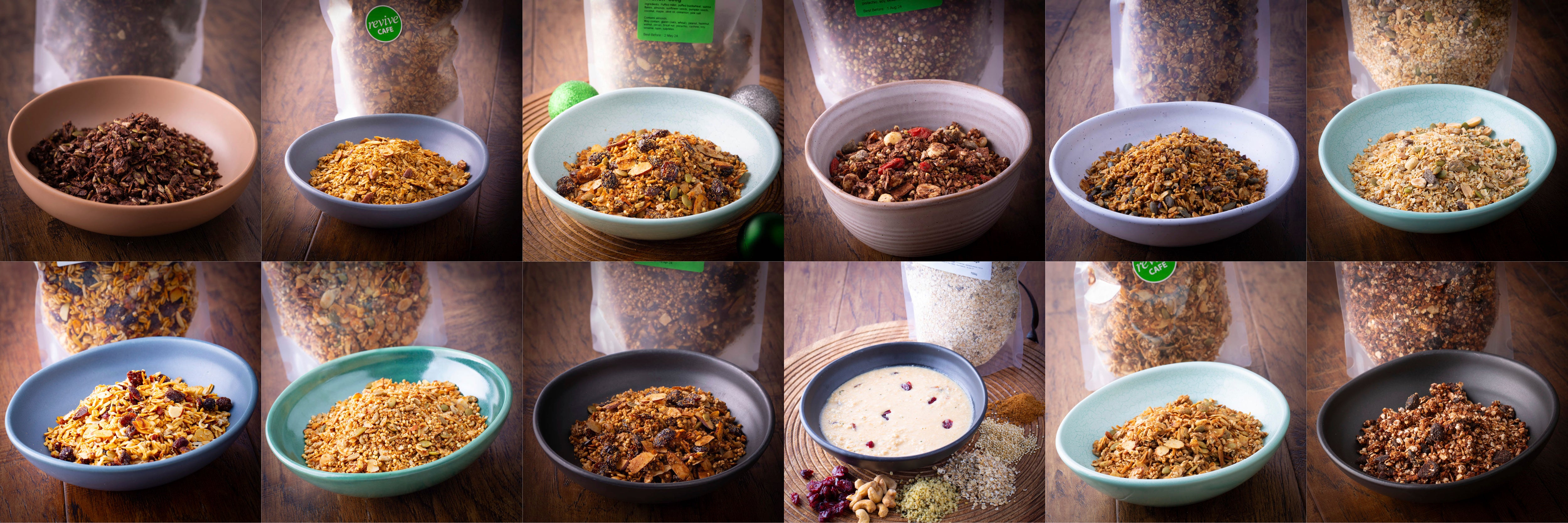 🥰 Fall in love with breakfast again with our gourmet mueslis. 👋Handmade. 🌿Fresh. ✅ No cane sugar!