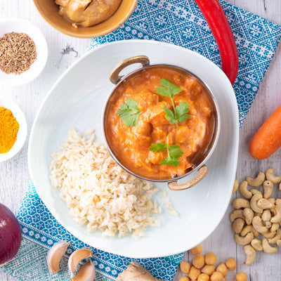 Indonesian Chickpea Satay w Brown Rice (S)
