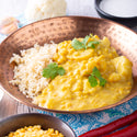 Reheat Hotpot: Curried Roasted Cauliflower Dahl w Brown Rice - Revive Cafe
