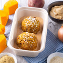 Reheat Meal: Pumpkin & Kumara Balls w Satay Sauce