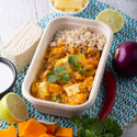 Reheat Hotpot: Thai Tofu Laksa with Pumpkin & Brown Rice (GF)